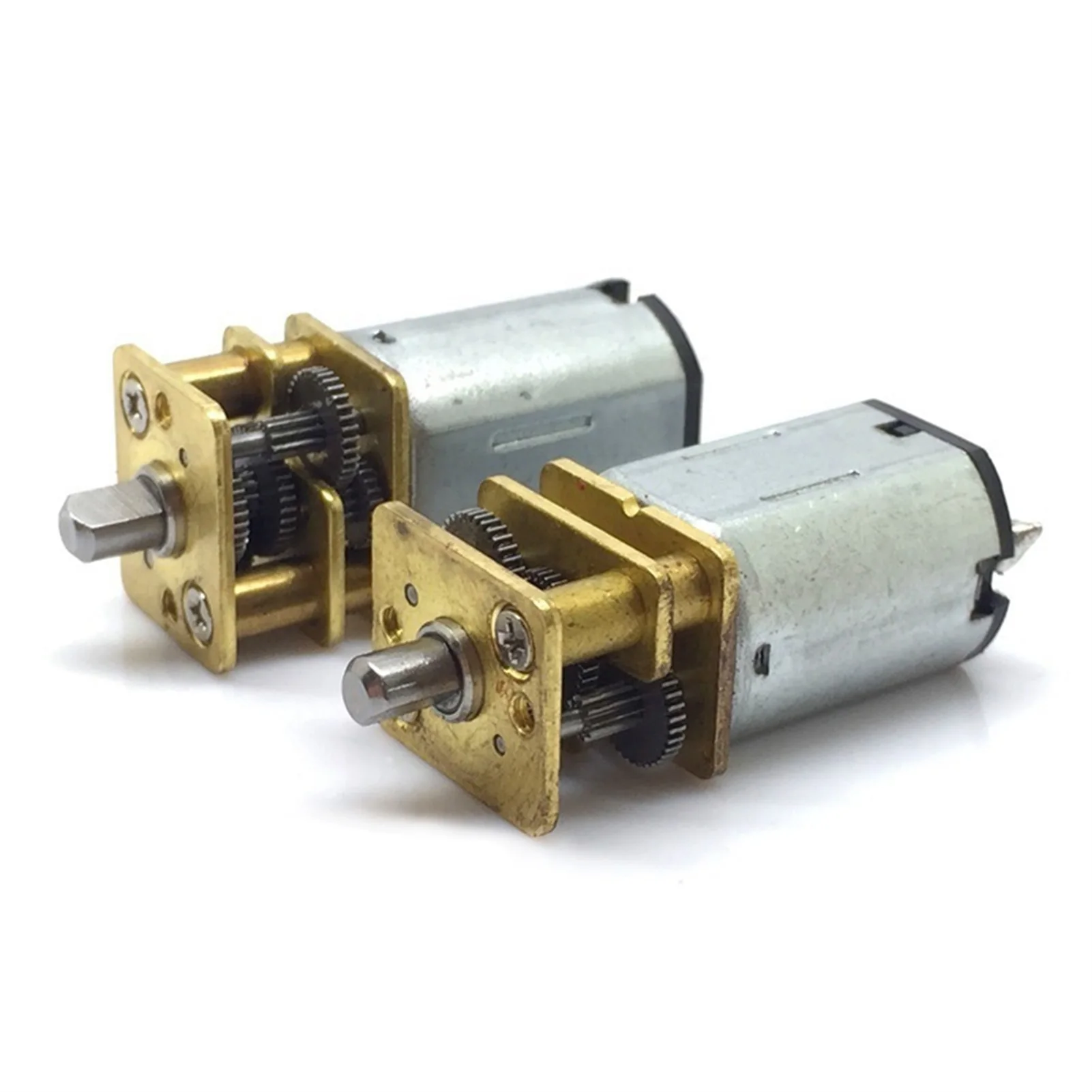 

2pcs Precision All-metal Gear N20 Geared Motor, Short Shaft DC 3.7V 40 Rpm High Torque Low Speed 3V6V Motor