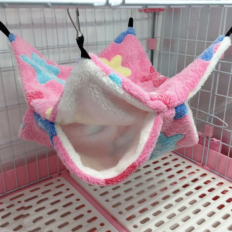 Зимний Теплый Двухслойный Гамак Флисовый Спальный Мешок Для Маленьких Домашних