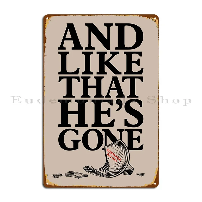 И вот так... он вышел из металлического плаката, паб, кинотеатр, пещера, создает фреску, жестяной плакат