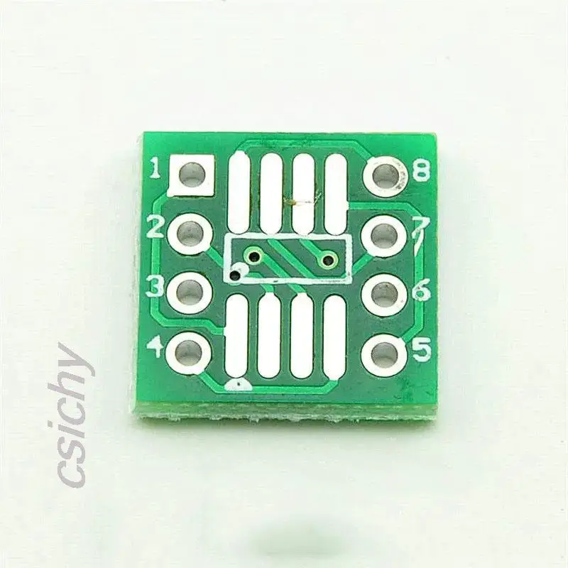 20 шт./Лот TSSOP8 SSOP8 SOP8-DIP8 PCB SOP-8 SOP плата переноса DIP-контактная плата адаптер шага в наличии