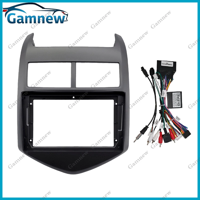 

9-дюймовый автомобильный радиоприемник, стерео панель, комплект приборной панели, установка монтажной рамы для Chevrolet Aveo 2011-2020