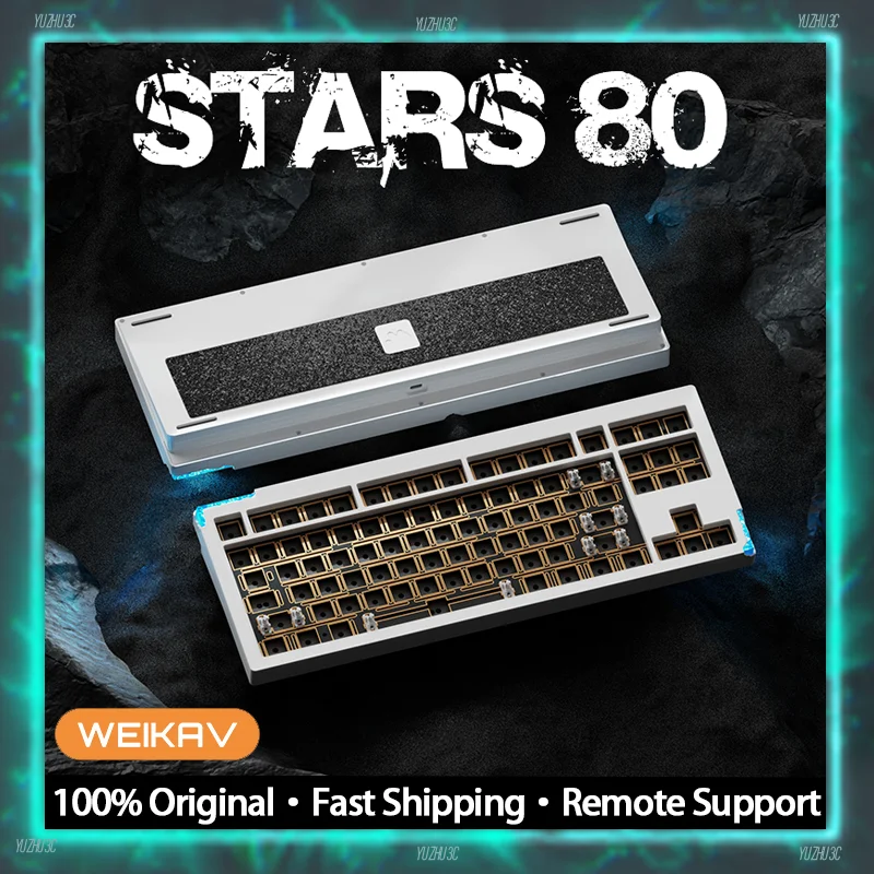 Клавиатура WEIKAV STARS80 механическая 8000 мАч FR4 2 4 ГГц BT