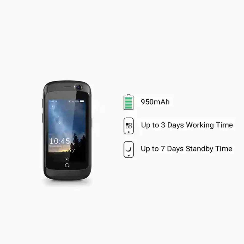 Unihertz Jelly Pro Super Mini 4G Smartphone Unlocked Mobile Phone 2MP 8MP Camera 950mAh Cellphone Quad Core 3GB 32GB Android 8.1