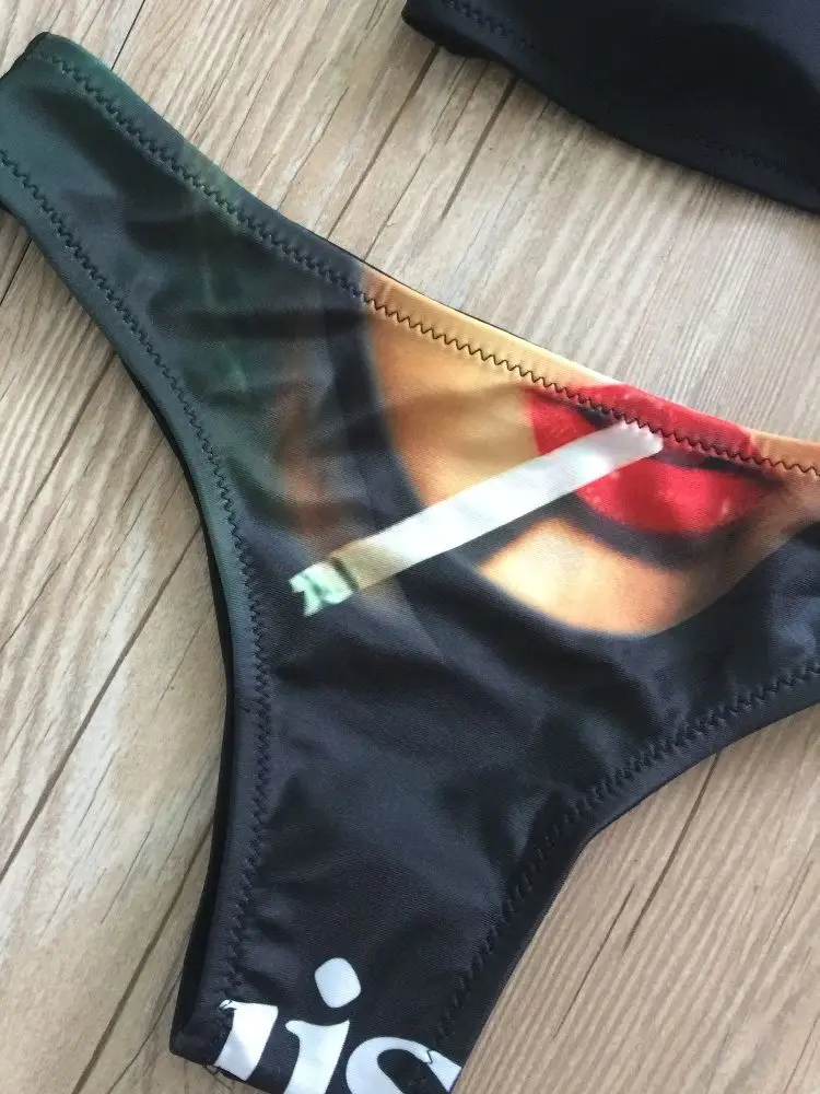 2018 Sexy Bikini Swimwear Women Push Up Swimsuit Bandage Bikini Set Brazilian Summer Beach Bathing Suits female Biquini Print (art.: 7aee215f6) - 7aee215f6