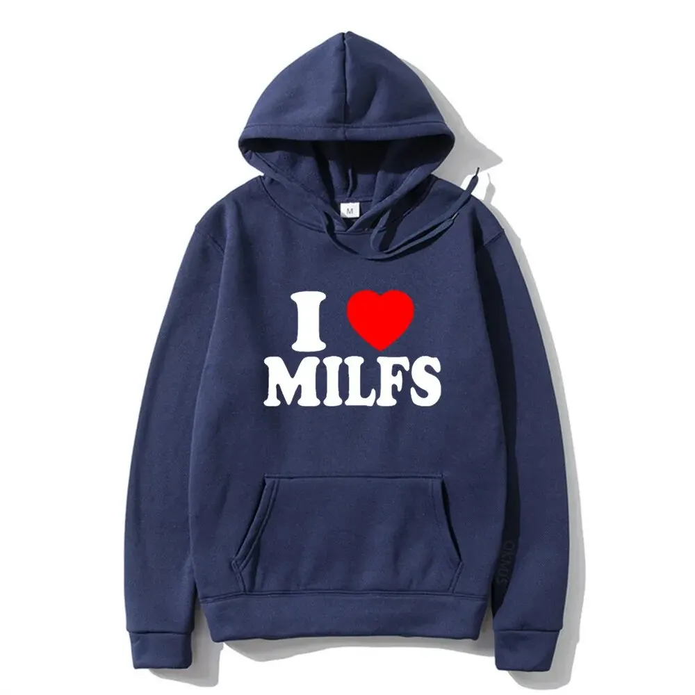 Свитшот I Love MILFS с надписью для мужчин и женщин