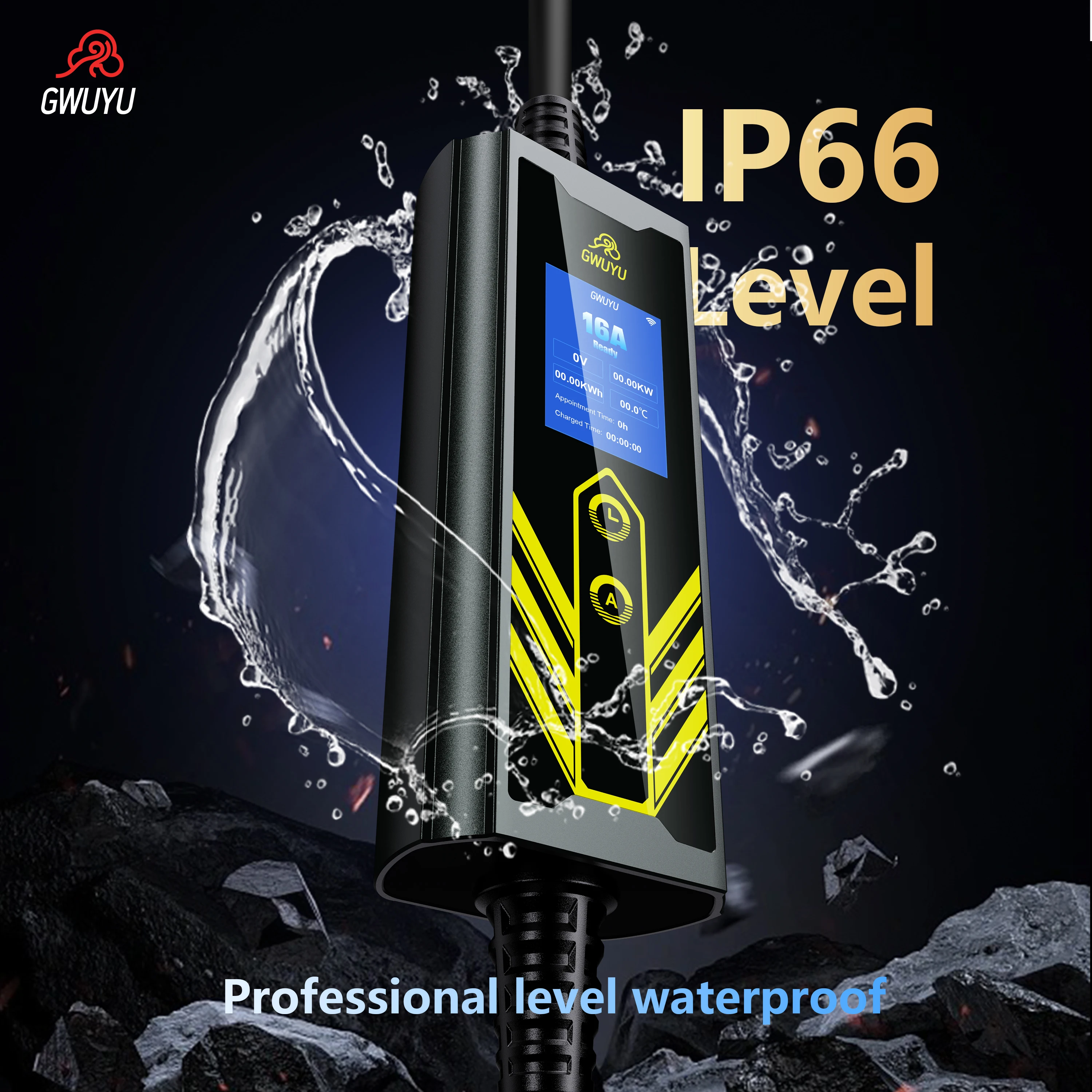 Портативное зарядное устройство для электромобилей 32 А 7 6 кВт 40 9 110–240 В тип 1