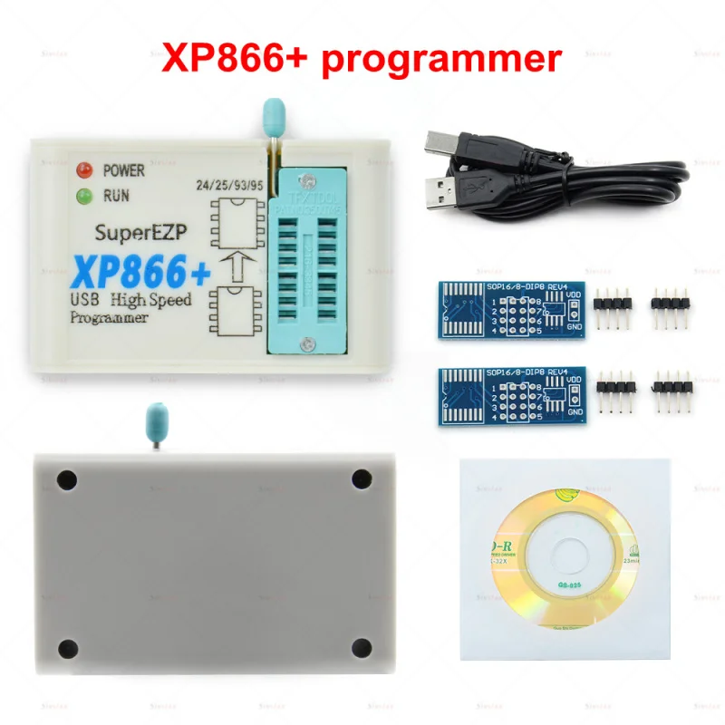 USB-высокоскоростной флэш-программист SPI 24 93 25 95 Series BurnerEZnhanced Version XP866+