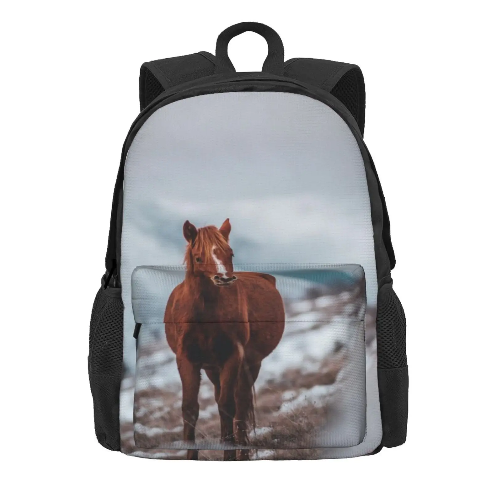 

Школьные ранцы Horse 4, рюкзак для ноутбука, сумка-тоут, аниме плед, школьные сумки