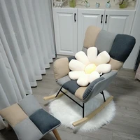 rocking chair nordic lazy sofa balcony creative family small family bedroom living room lounge chair nap leisure chair