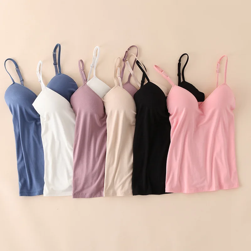 

Underwear with breast cushion, small halter vest, one-piece vest, Japanese vest, no underwire, for ladies