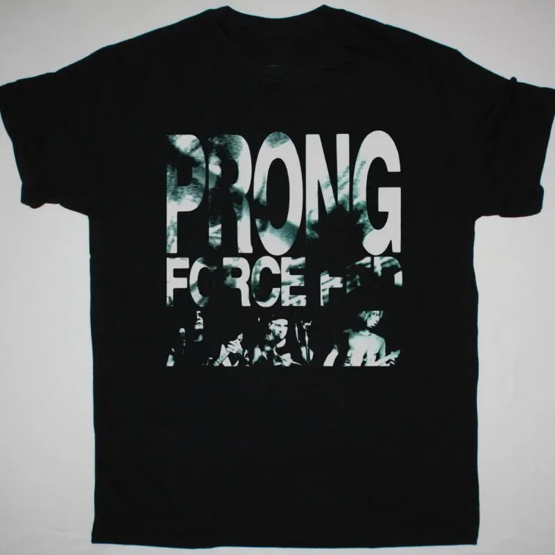 PRONG FORCE RED 1989 Новая Черная футболка хлопковая все размеры