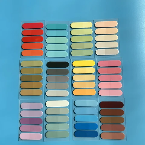 Прозрачные красочные индексные наклейки 5000 листов