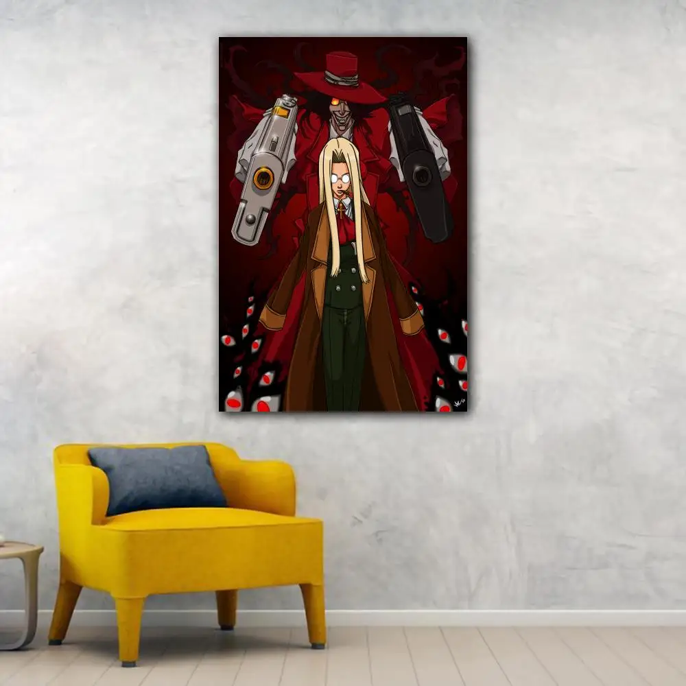 Настенное художественное полотно Постер аниме картина Современное украшение