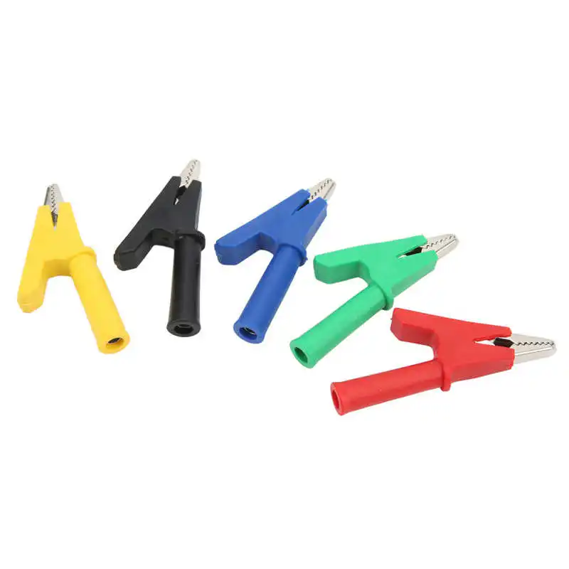 Мини электрический испытательный зажим внешняя резьба ПВХ оболочка 10 мм