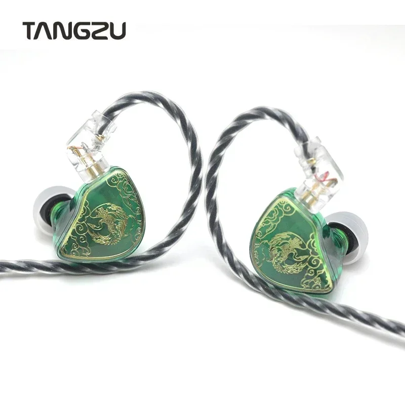 Фото Наушники-вкладыши Tangzu WANER SG HIFI с 10-мм динамическим драйвером, сменным кабелем 0,78 мм 2Pin, L-образным разъемом и микрофоном Tangzu Free №4