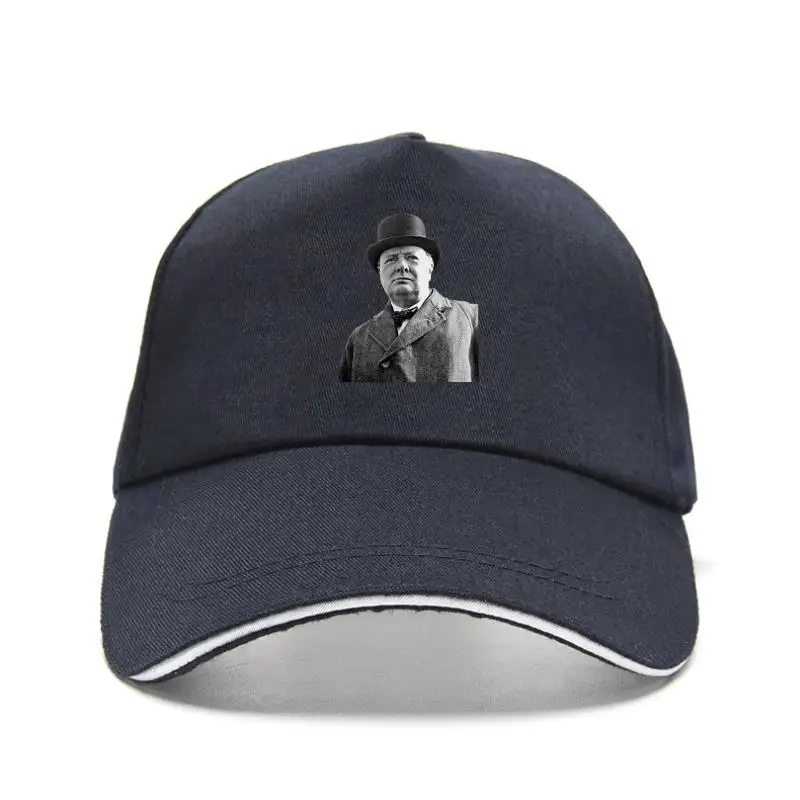 

Новая шляпа Uniex с круглым вырезом, верх Winton Churchi - Britih Prie initer - Word War Ieader, новая шляпа Hatcuto Deign