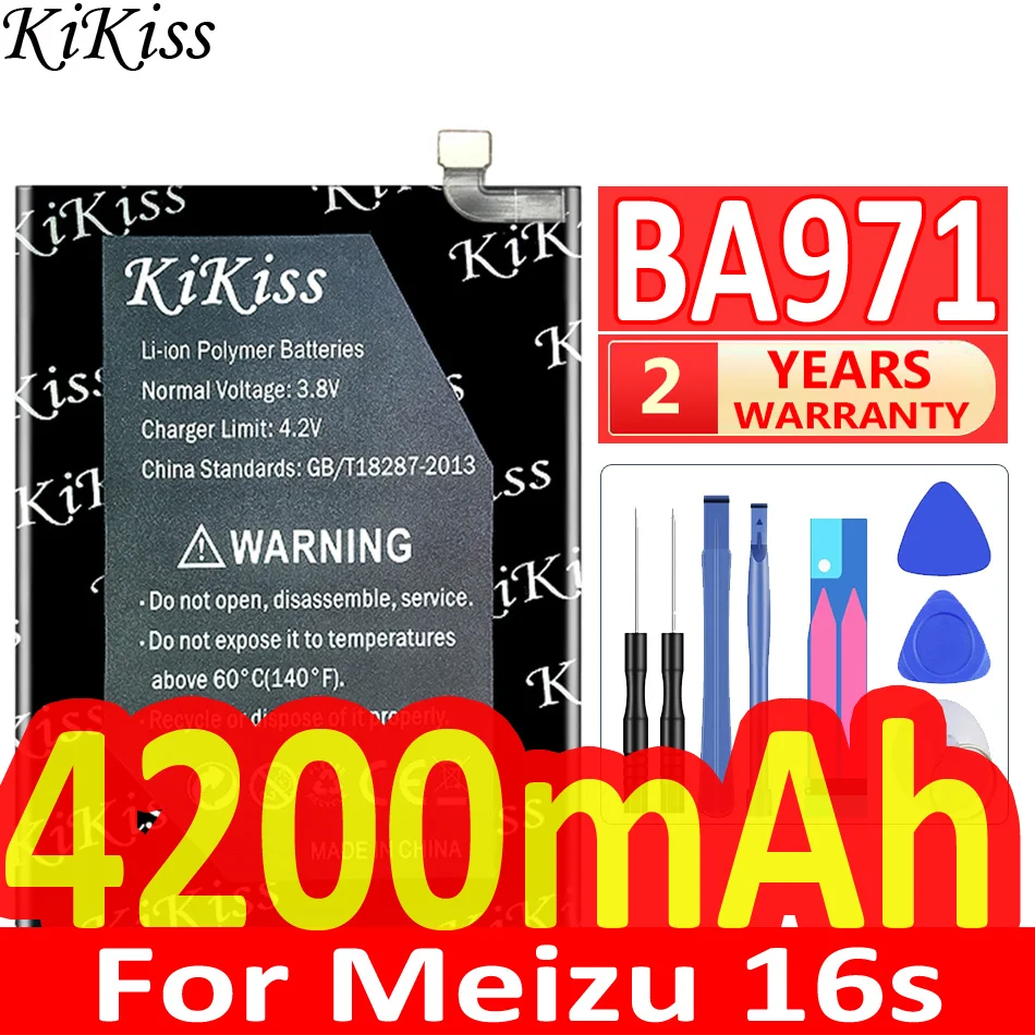 

4200mAh BA971 BA 971 Battery For Meizu 16s M971Q/C/Y Phone High Quality Batteries With Tools + Tracking Number