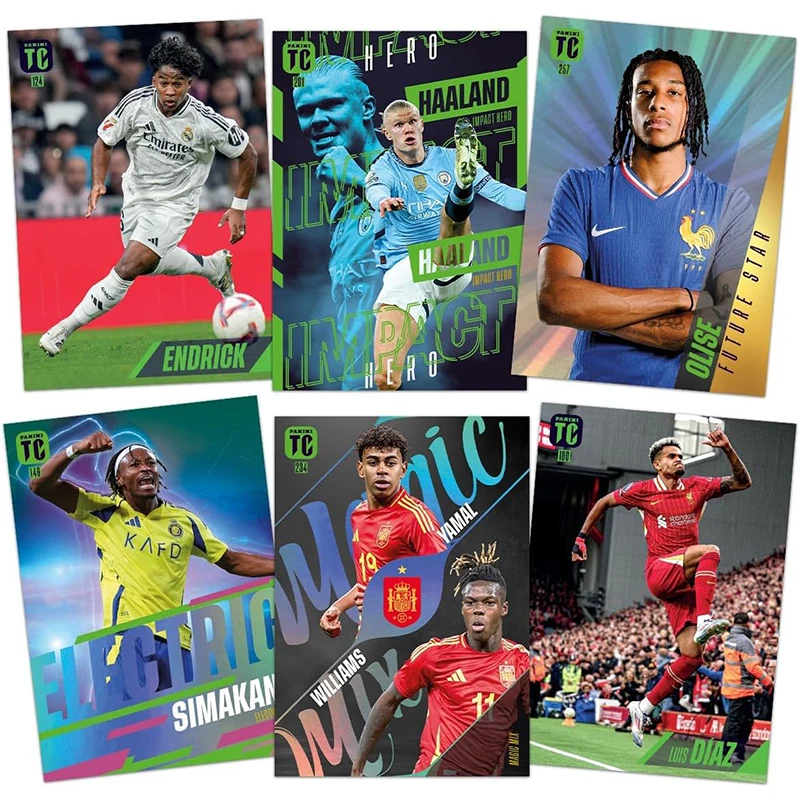 Фото Panini FIFA Top Class 2025 Fat Packs Дисплей Коллекционные карты Английский 1 упаковка 24 карты + 2 коллекции HOLO GIANTS в подарок №3