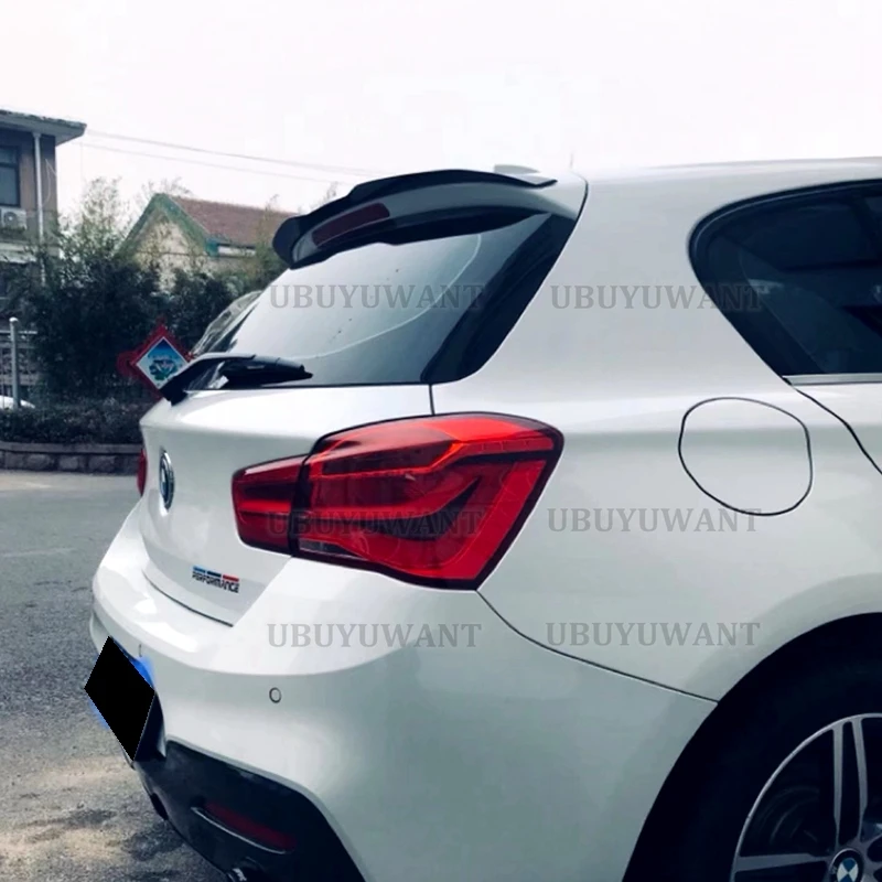 

UBUYUWANT for BMW F20 116 118 120 125 M135I Spoiler High Quality ABS Material Car Rear Wing Primer Color Spoiler 2012-2015