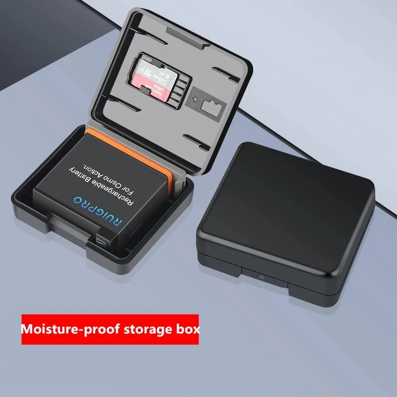 4 шт. многофункциональный чехол для аккумулятора коробка хранения TF-карт