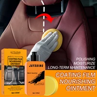 120ml leather car coating agent auto paint cleaner interior leater plastic part maintenance refurbishing agent surface painting