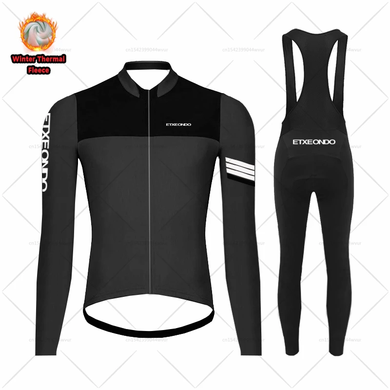 

2023 etxeondo зимняя велосипедная одежда с длинным рукавом, термофлисовый велосипедный комплект из Джерси, рубашка для горного велосипеда, одежда для велоспорта, дорожная велосипедная форма