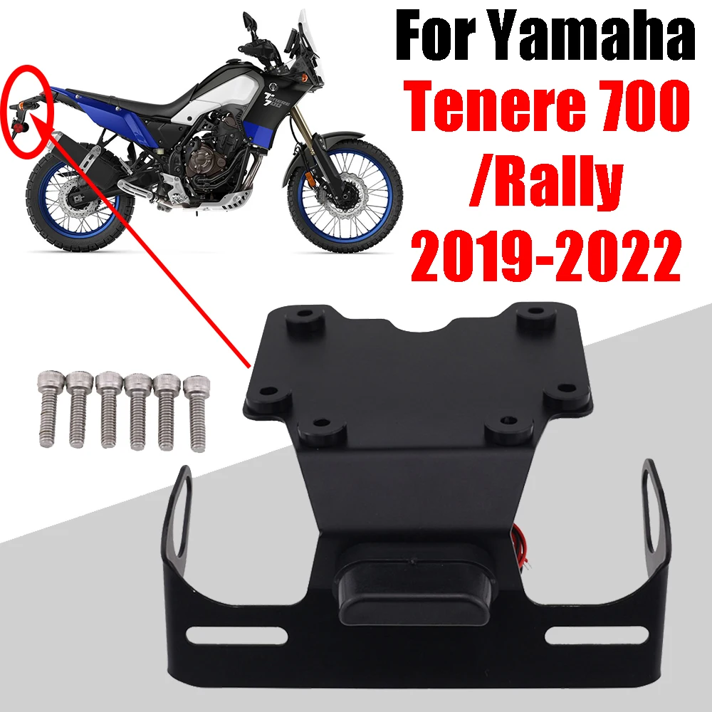 For Yamaha Tenere 700 T7 Rally XTZ700 19-22 Motorcycle Accessories Rear License Plate Holder Tail Tidy Fender Eliminator Bracket