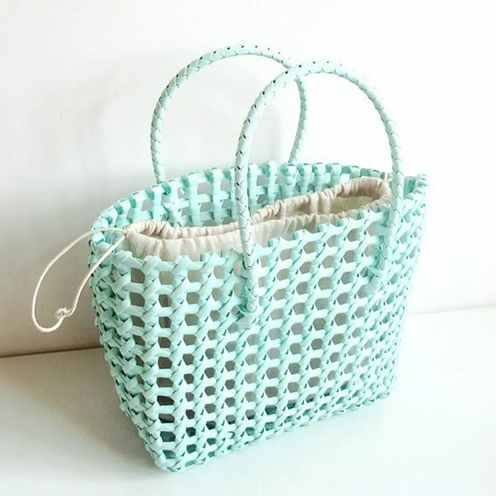 

Stylish Beach Bag Smooth Compact Portable Comfortable Handle Beach Bag Tote Bag Women Handbag