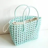 stylish beach bag smooth compact portable comfortable handle beach bag tote bag women handbag