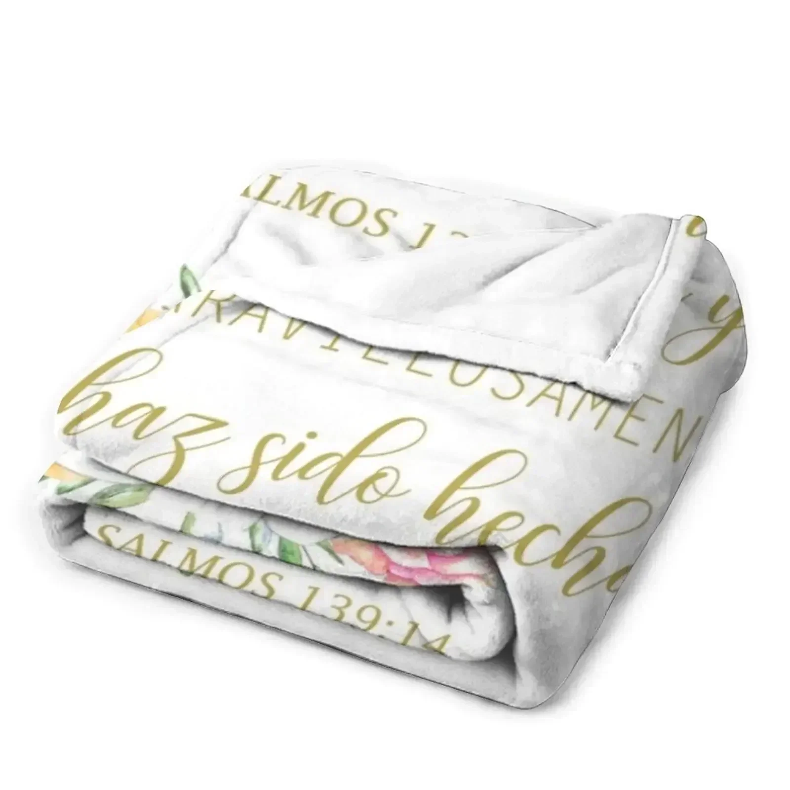 Asombrosa y maravillosamente haz sido hecha spanish bible verse Throw Blanket Giant Sofa funny gift Blankets