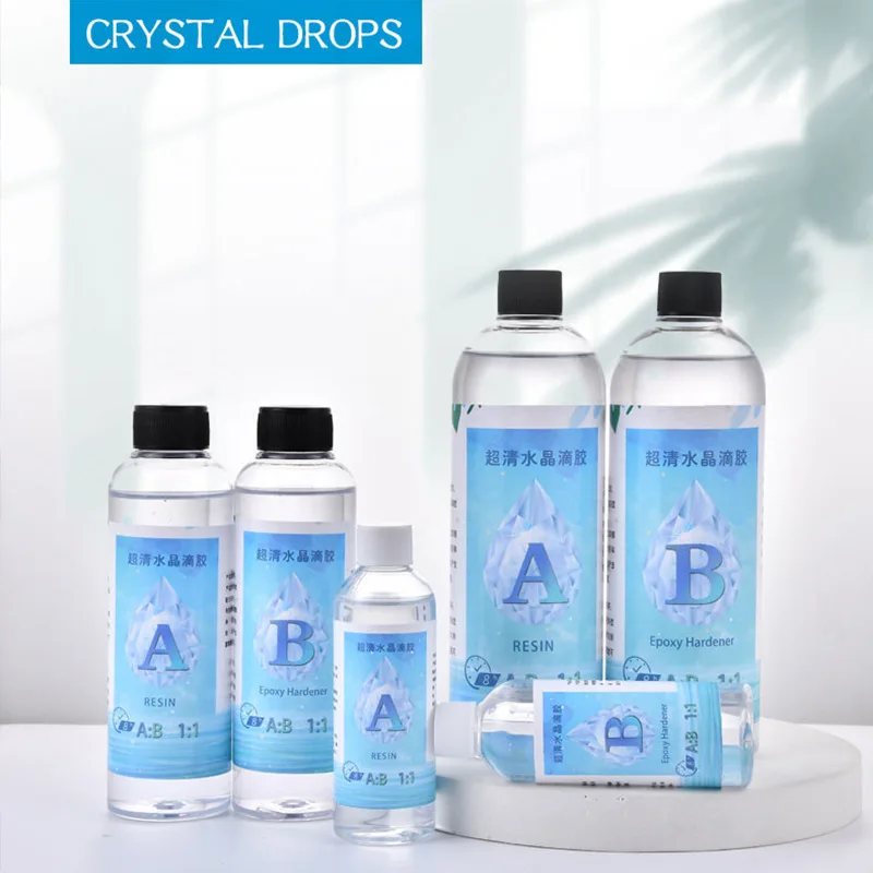 Набор эпоксидной смолы прозрачный отвердитель для художественного литья 1 кг в