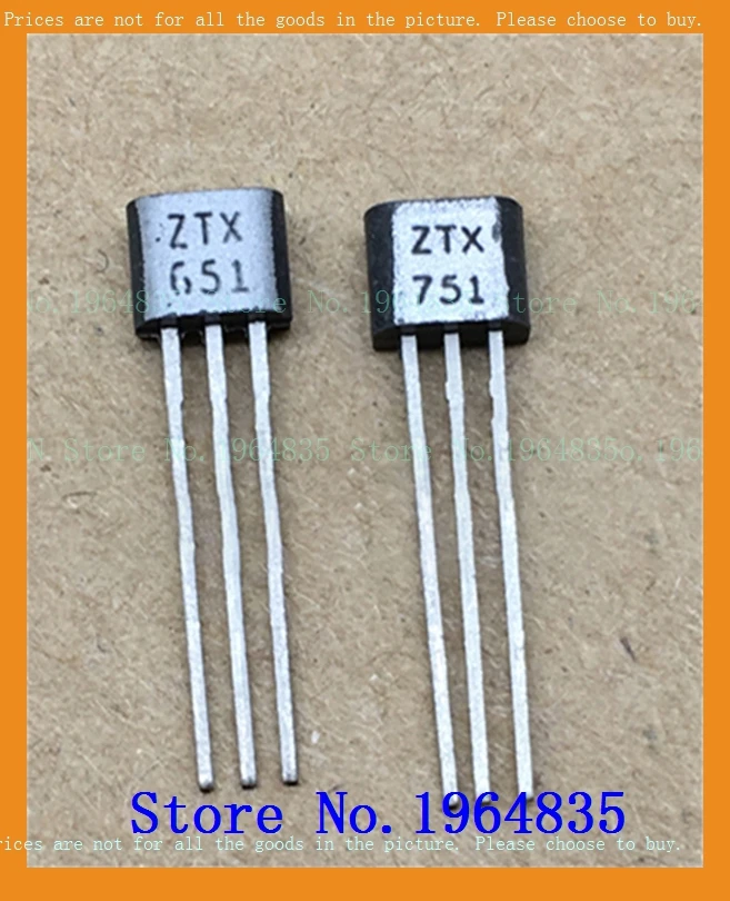 

2 шт./лот = пара ZTX651 ZTX751 TO-92