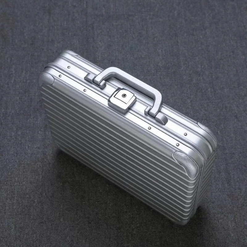 

All Aluminum Magnesium Alloy Suitcase Tool Instrument and Equipment Box Complete Password Multifunctional Computer Cash Makeup