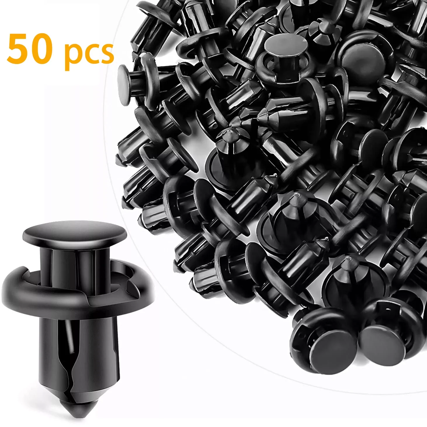 

10mm 50Pcs Auto Bumper Fastener 9mm Hole Rivet Retainer Push Cover Fender Car Door Trim Panel Clip Accessorie For Honda Dropship