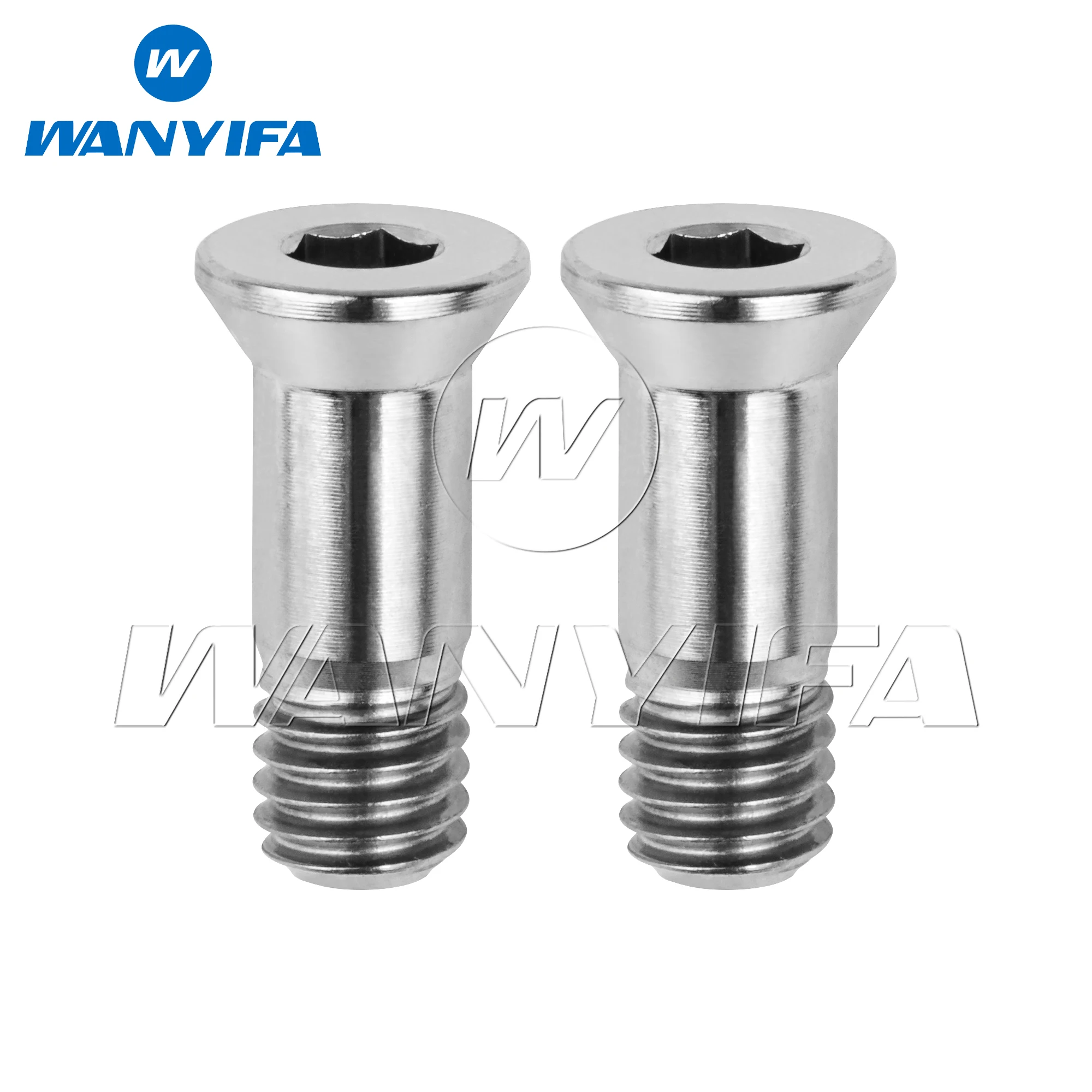 Титановые болты Wanyifa, 2 шт., M5x14,5 мм, винты для заднего шкива переключателя велосипеда, MTB, дорожный велосипед, жокей, направляющее колесо, фиксированные болты