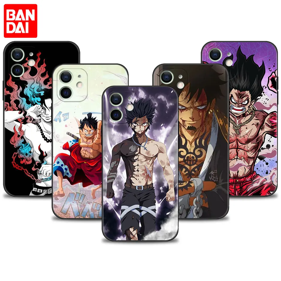 

One Piece Monkey D. Luffy Phone Case For Apple iPhone 13 11 12 Pro Max XR X 8 7 6 6S Plus XS 13mini 12mini 5 5S Cover Bumper