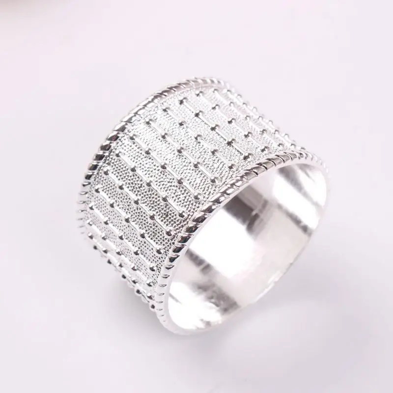 

6 шт., кольцо из цинкового сплава для салфеток