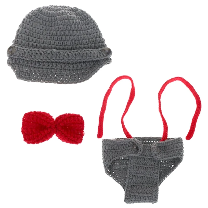 

Lovely Baby Photography Prop Overalls Costume Rompers Suspender Pants Unique Baby Photo Prop Solid Color Pants