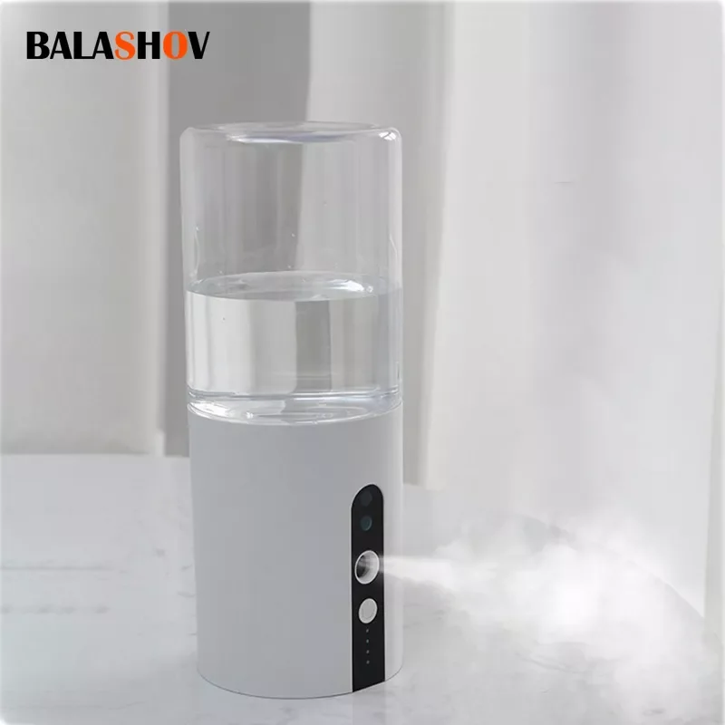 

NEW2023 320ML USB Rechargeable Spray Humidifier Moisturizing Sprayer Multi-functional Wall Mounted Disinfection Sprayer Mist Mak