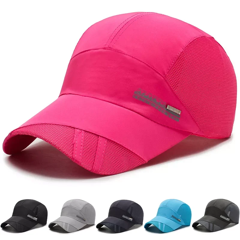 

56-60cm Big Head Man Large Size Baseball Hats Summer Outdoors Breathable Dry Quick Sun Hat Men Cotton Mesh Sport Cap