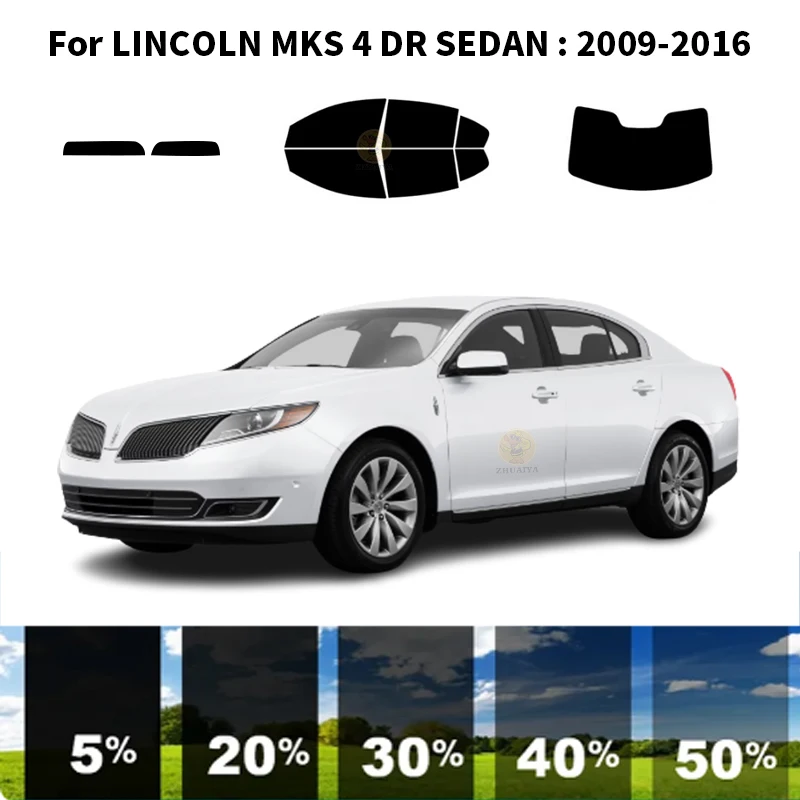 

Precut nanoceramics car UV Window Tint Kit Automotive Window Film For LINCOLN MKS 4 DR SEDAN 2009-2016