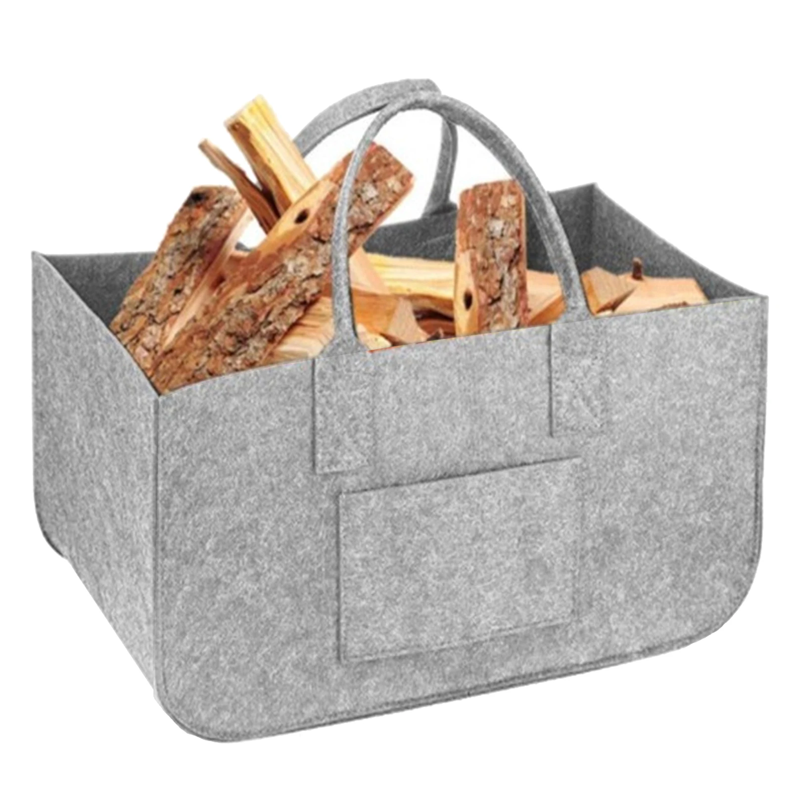 

Log Tote Bag Waterproof Firewood Bag Carrier Heavy Duty Log Tote Bag Magazine Basket Wood Carrying Bag For Barbecue Camping