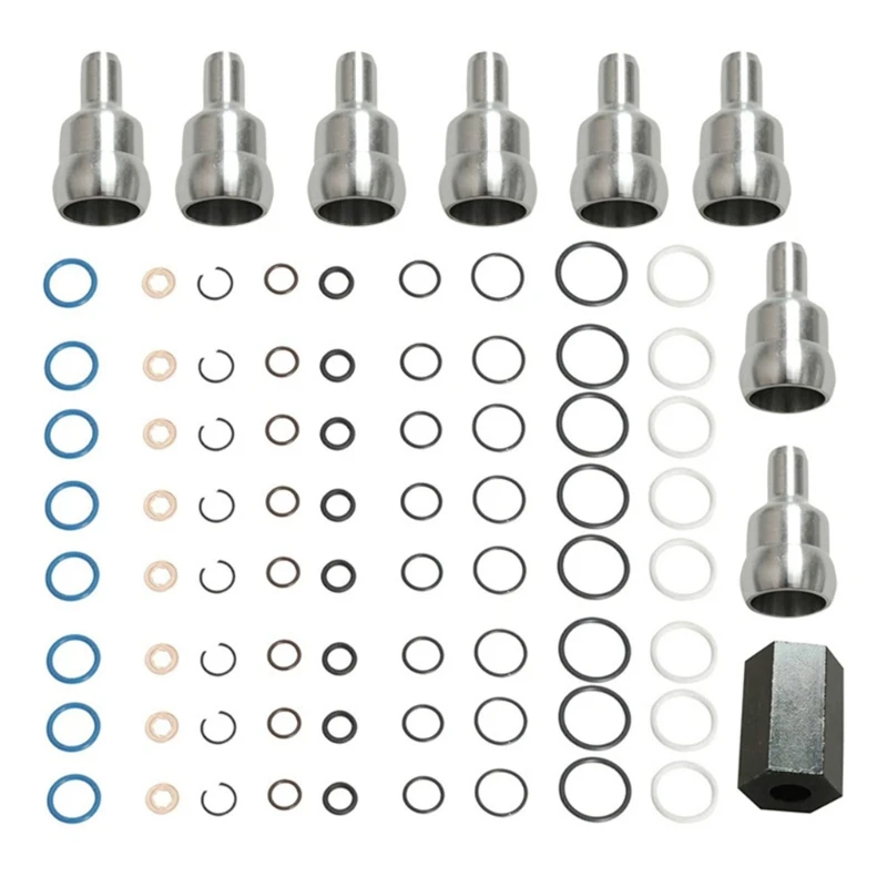 

Полный набор инструментов для рукавов масляной форсунки, набор инструментов для ремонта утечки масляной рейки для автомобиля