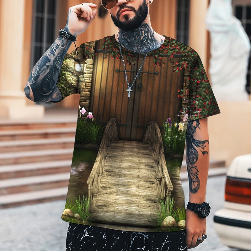 

Funny Smiling Face Hip-hop 3D Printing Men's Shirt, Round Neck T-shirt, Street Fashion Man, Cool Style Brand Clothing S-5XL