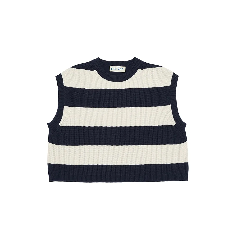 V-Neck Pullover Tops Female Outerwear Women Knitted Sweater Vest 2022 Spring Autumn Short Loose Vintage Sweater Sleeveless