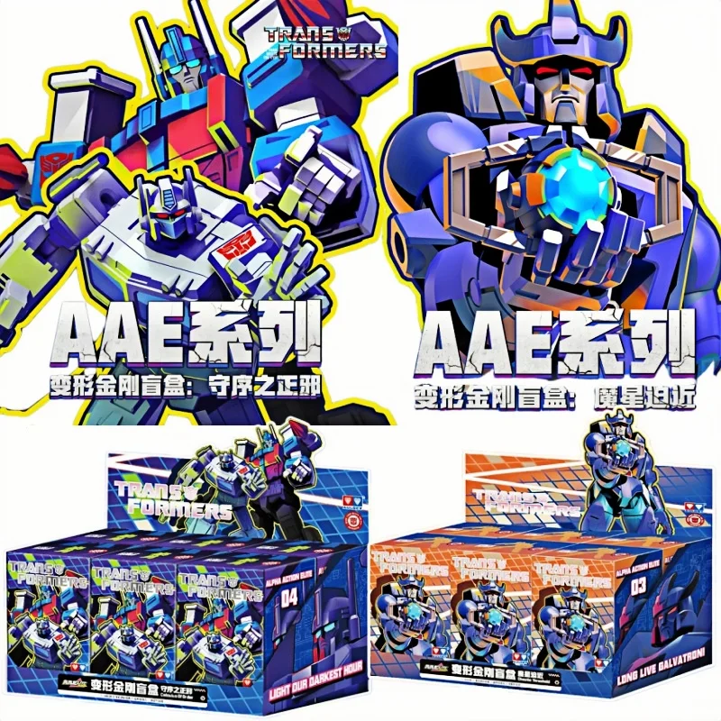 Фото Коллекционная артикулированная фигурка AULDEY Transformers Blind Box AAE Wave 1-4: Оптимус Прайм, Мегатрон, Галваторн, Ультра Магнус №1