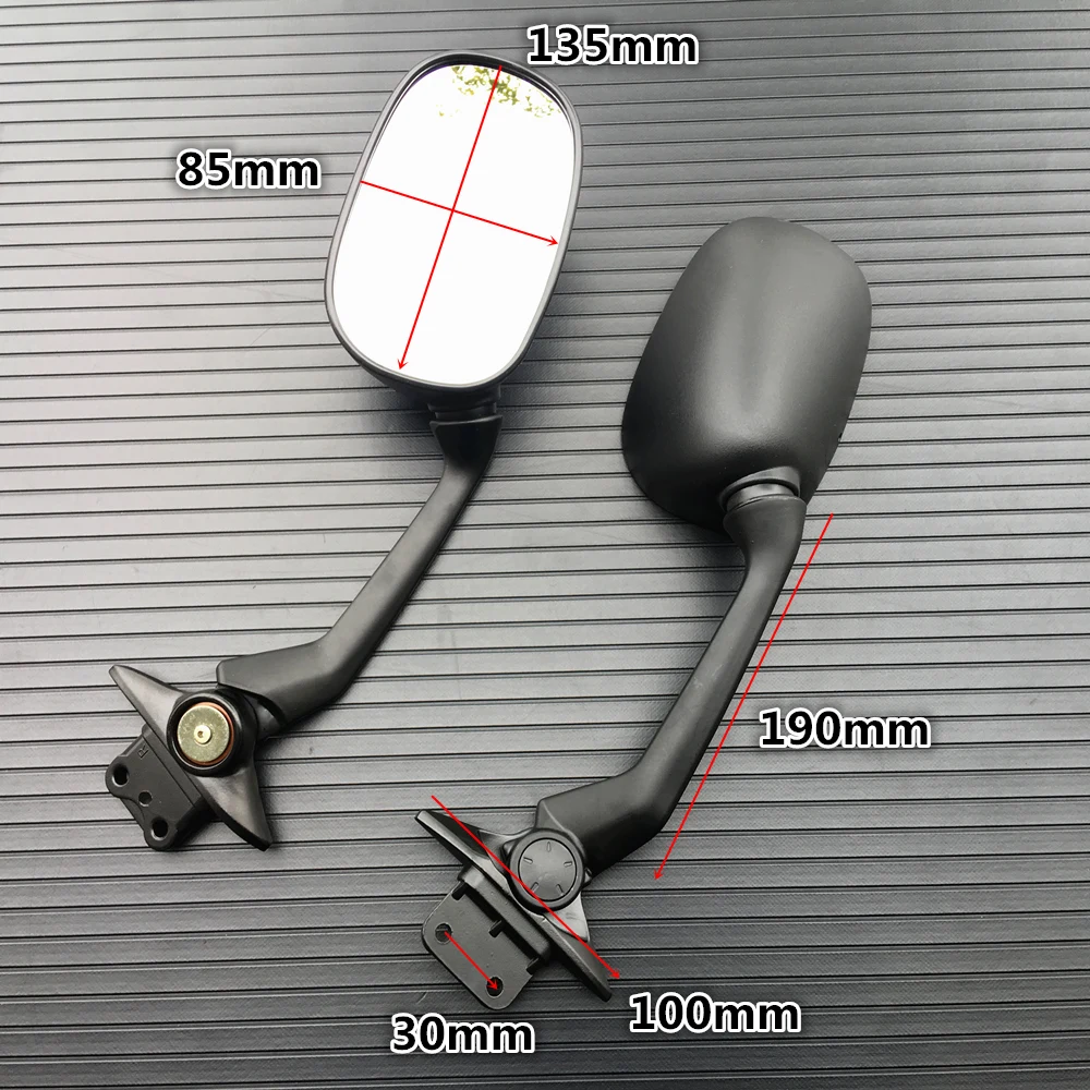 Motorcycle Rearview Mirrors Side Mirror For Yamaha TMAX 530 T-MAX 2012-2019 | &amp Accessories