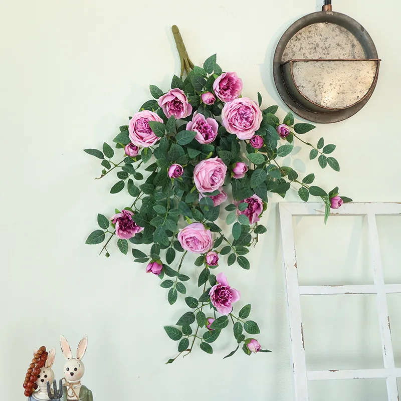

Искусственные шелковые цветы, зеленые розы в форме сердца, настенное украшение, искусственная розовая роза, искусственный цветок, украшение для зала