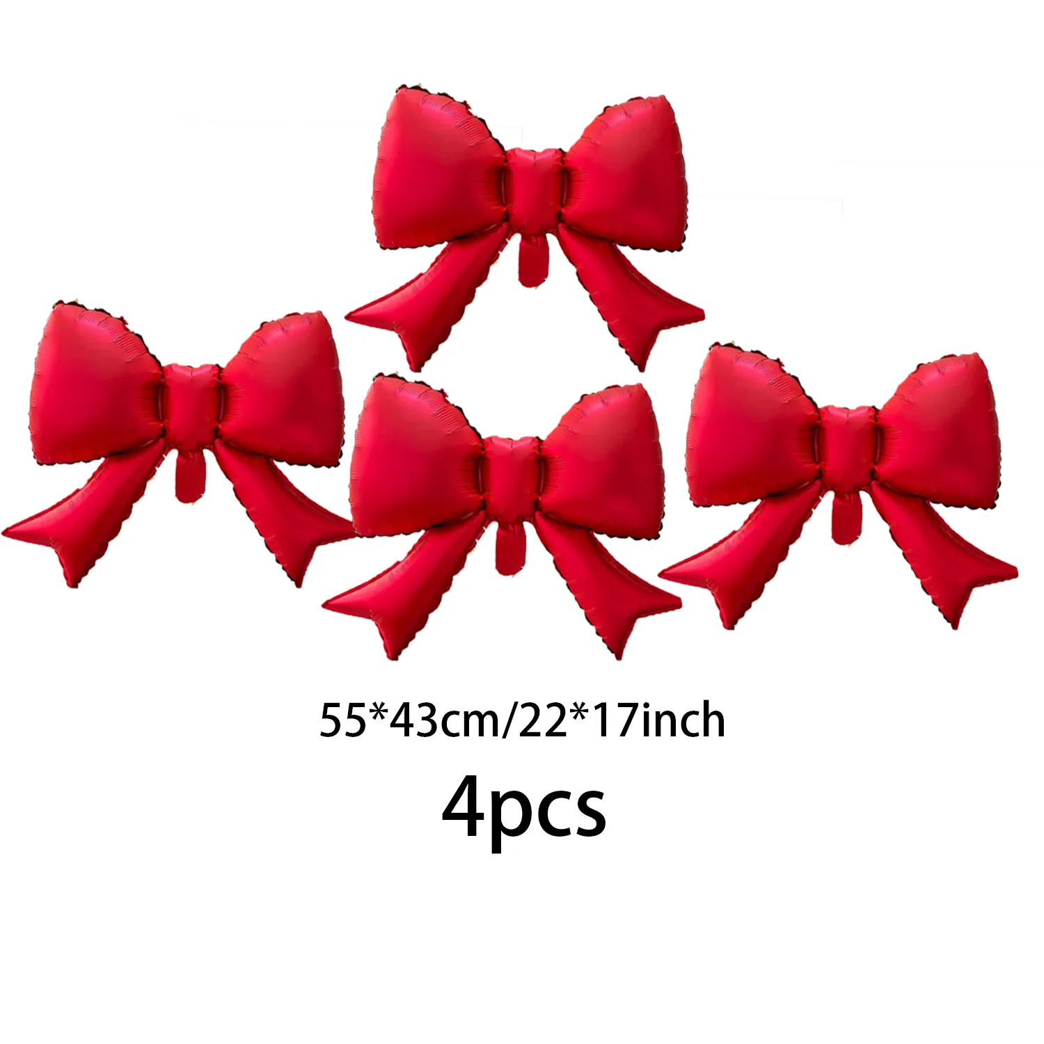 

Красный Воздушный Шар Из Алюминиевой Фольги В Форме Банта Для Дня Святого Валентина, Свадеб, Дней Рождения