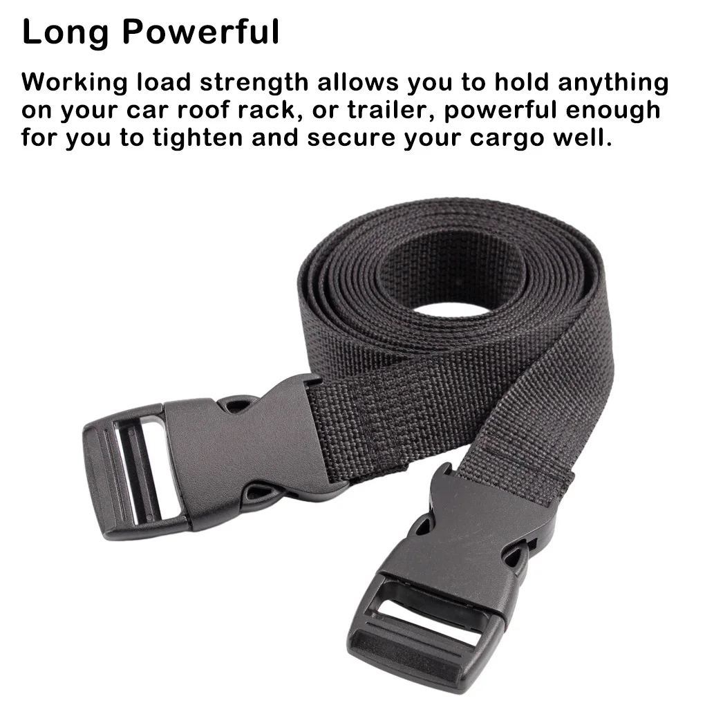 

2 Pcs Tie Down Straps Heavy Duty Lashing Outdoor Belts for Luggage